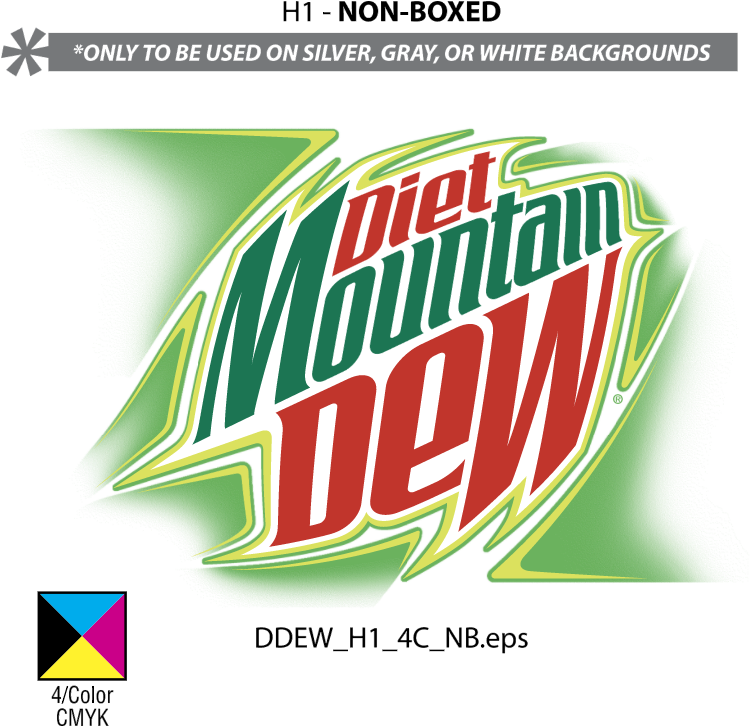 Diet Mountain Dew Vector - Diet Mountain Dew Svg Clipart (800x725), Png Download