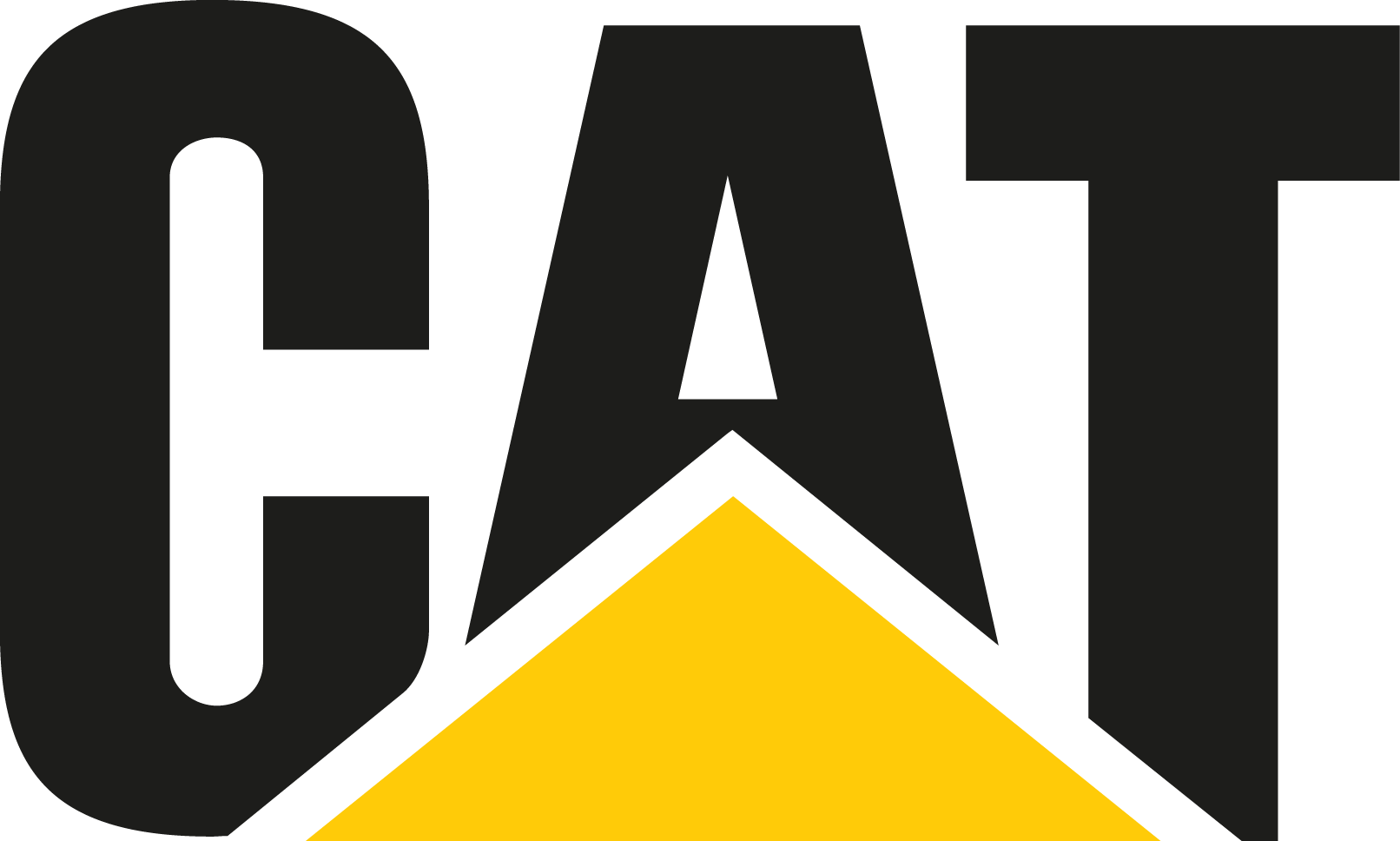 Caterpillar Logo 3d - Cat Logo Clipart (1000x591), Png Download