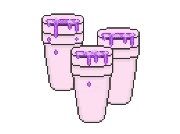 850 X 460 19 - Purple Drank Pixel Png Clipart (850x460), Png Download