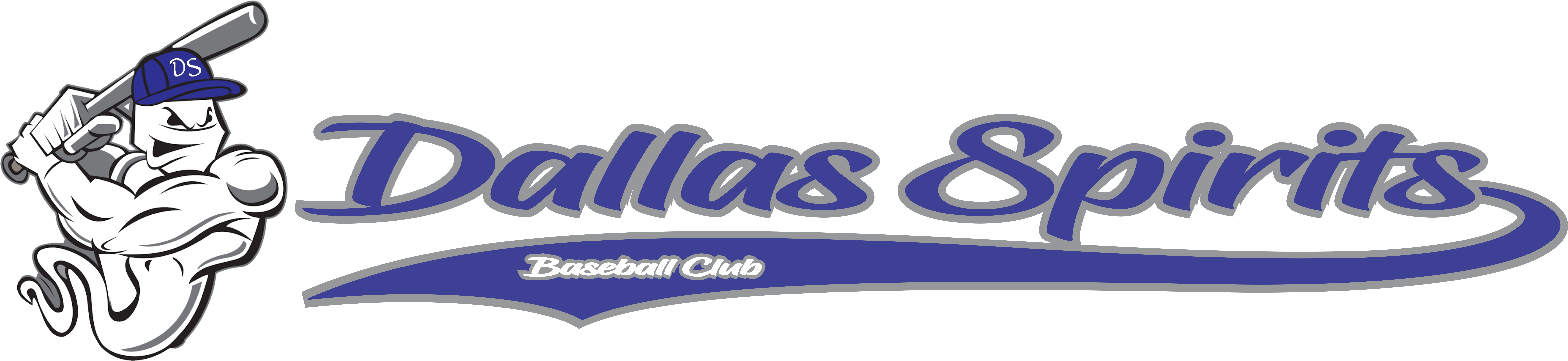 Dallas Spirits Baseball Club - Casper Clipart (9716x2413), Png Download