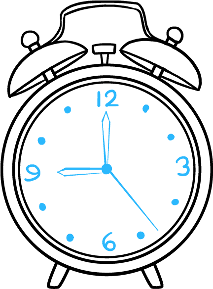 680 X 678 2 - Draw An Alarm Clock Clipart (680x678), Png Download