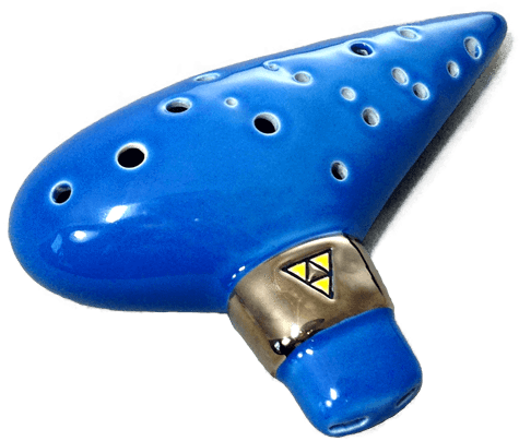 The Double Ocarina Of Time In C - Ocarina Transparent Clipart (600x600), Png Download