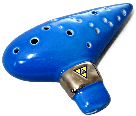 The Double Ocarina Of Time In C - Ocarina Transparent Clipart - Large
