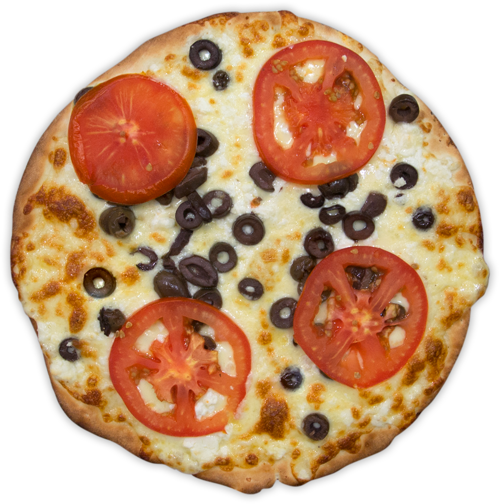Cheese, Tomato & Olive Pizza - California-style Pizza Clipart (1024x1024), Png Download