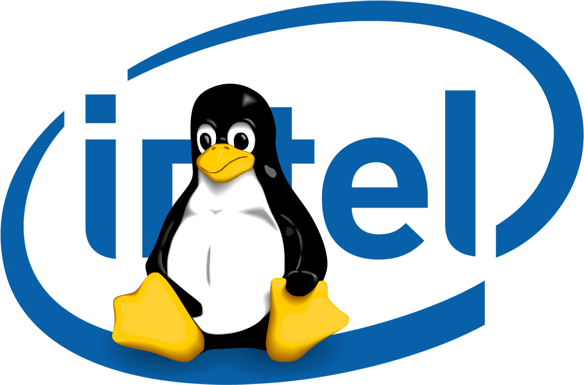 Download Intel Logo - Linux Clipart (1440x960), Png Download