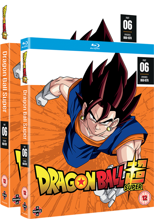 Dragon Ball Super Part - Dragon Ball Super Part 6 Blu Ray Clipart (530x795), Png Download