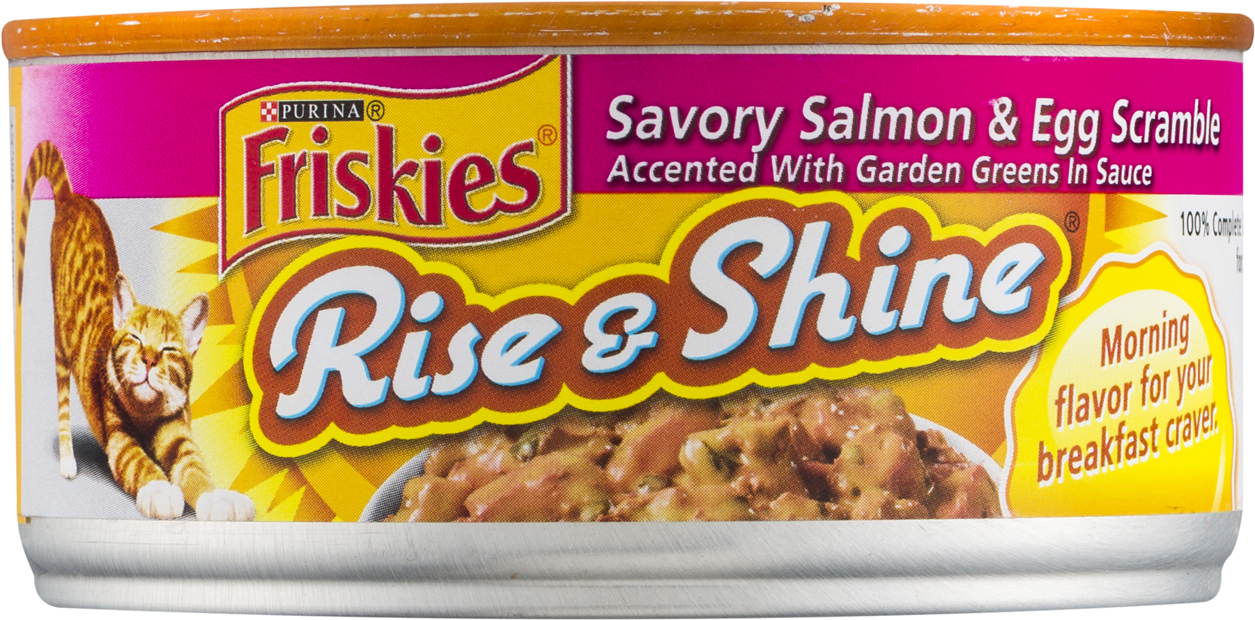 Friskies Rise & Shine Cat Food Savory Salmon & Egg - Friskies Clipart (1800x1800), Png Download