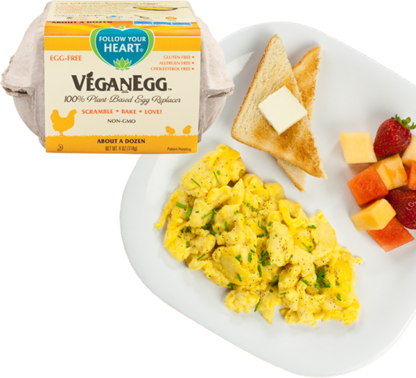 Follow Your Heart Vegan Egg Clipart (600x545), Png Download