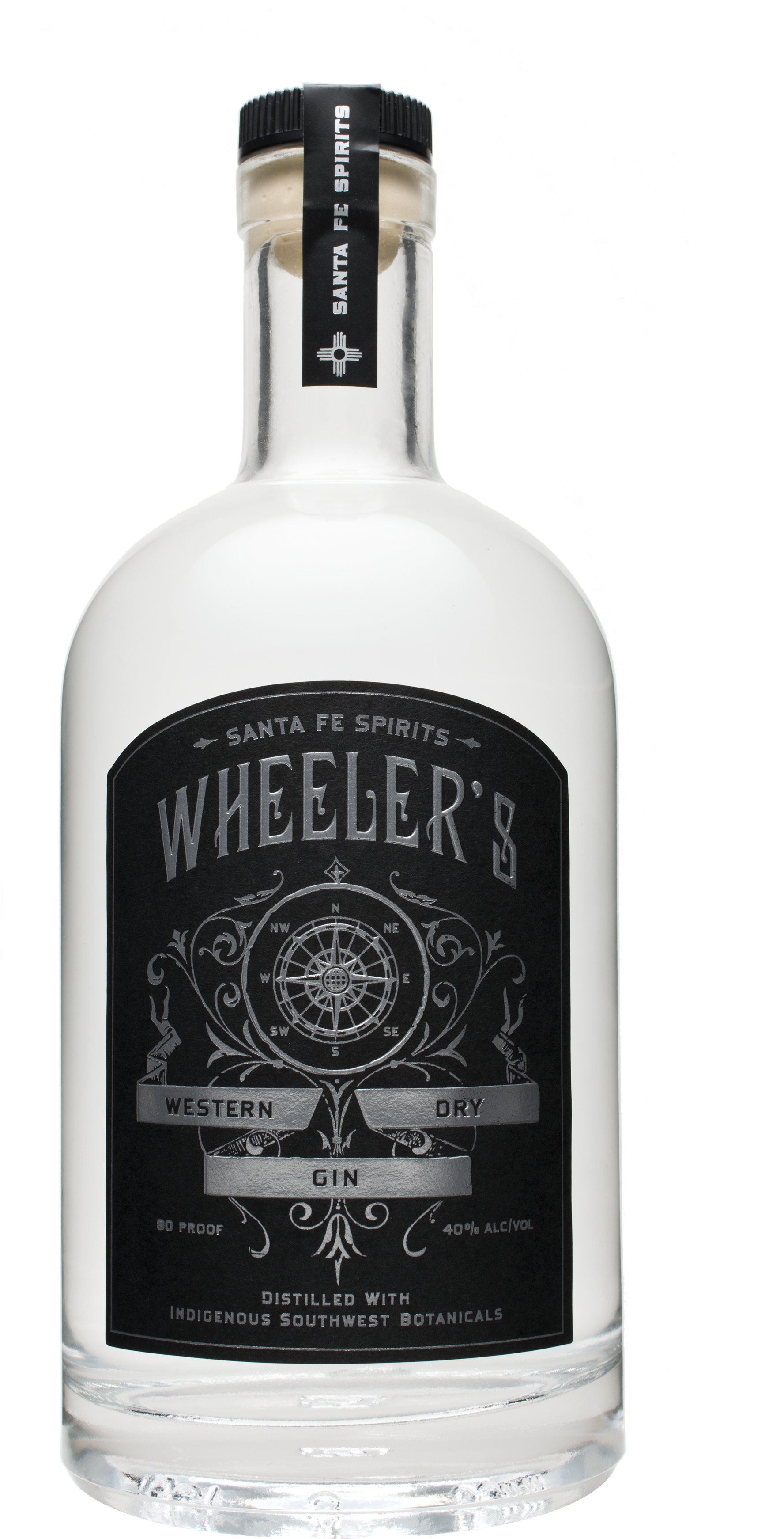 Wheelers Gin Single Bottle Image - Wheeler's Gin Clipart (2400x3600), Png Download