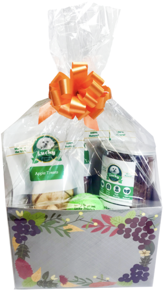 Lucky Premium Treats Fall Thanksgiving Dinner Dog Basket - Farfalle Clipart (600x600), Png Download