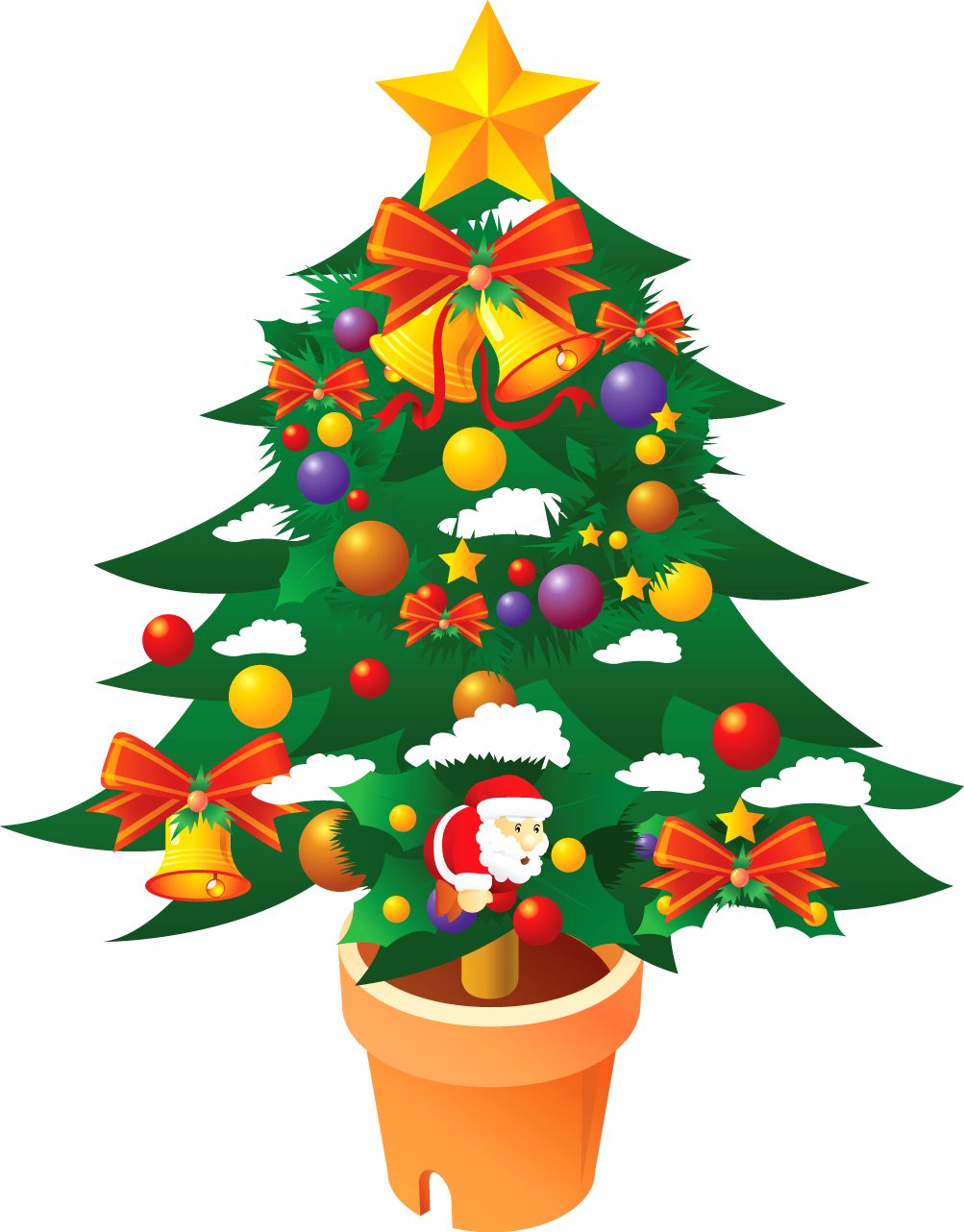 Christmas Tree Clipart Png - Merry Christmas 2018 Wishes Transparent Png (1003x1282), Png Download