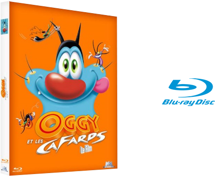 Oggy And The Cockroaches Blu-ray - Oggy And The Cockroaches Dvd Clipart (768x400), Png Download