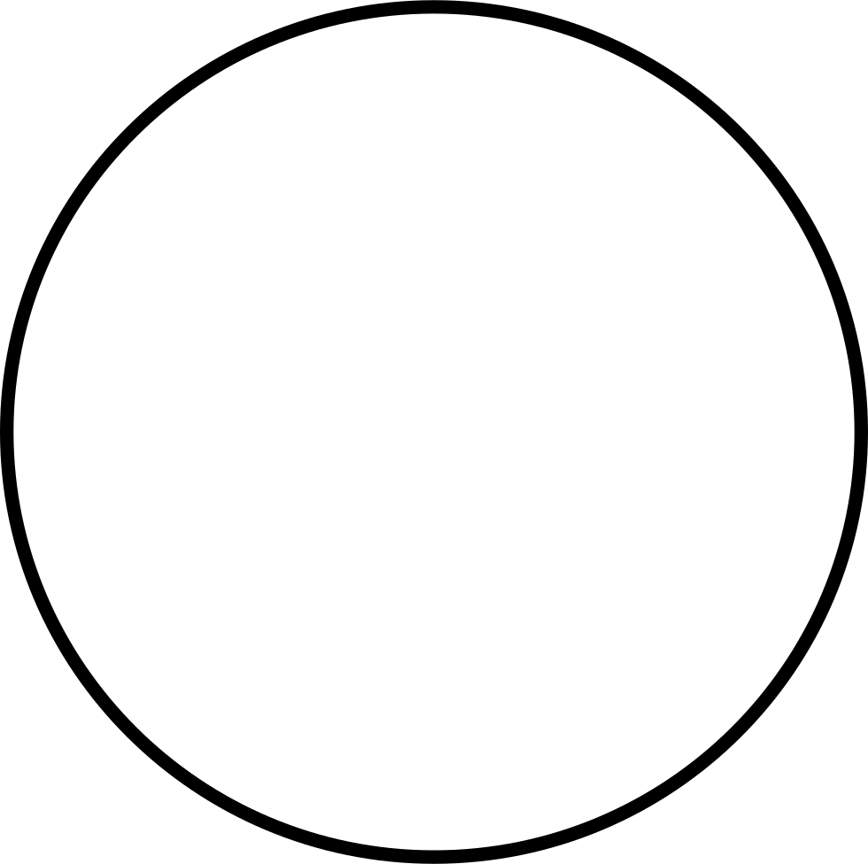 Empty Circle Comments - Transparent Circle Outline Clipart (980x976), Png Download