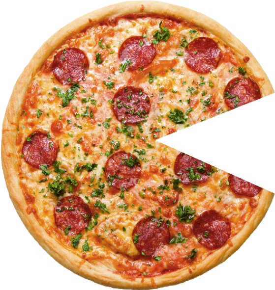 We Have Also Innovated In Offering International Cuisine - Pizza Clock Clipart (600x600), Png Download