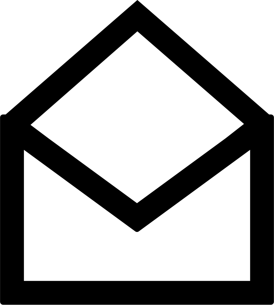 Open Envelope Mail Symbol Comments - Icon Clipart (880x981), Png Download
