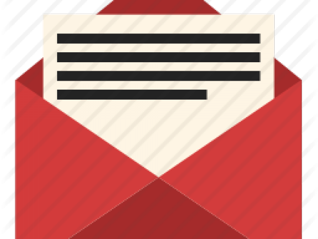 Opened Letter Envelope Png Clipart (640x480), Png Download