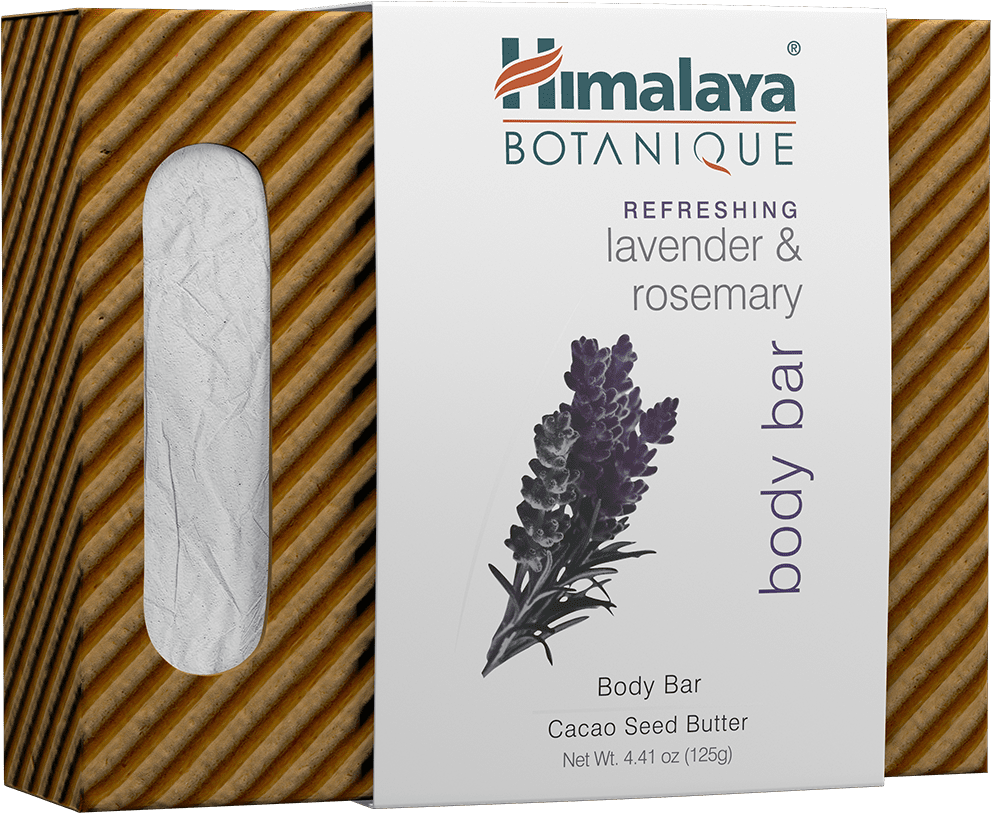 Refreshing Lavender & Rosemary Body Bar - Himalaya Clipart (1000x1000), Png Download