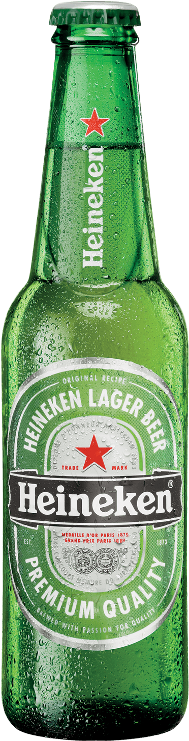 Heineken Bottle Transparent Background , Png Download - Heineken Clipart (372x1454), Png Download