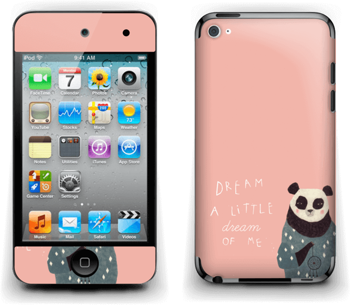 Dreamy Panda - Ipod Touch 4th Generation Clipart (800x663), Png Download