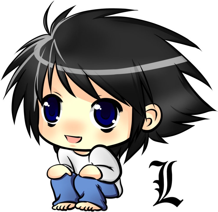 L Death Note Chibi , Png Download - Envy Fullmetal Alchemist Chibi Clipart (740x720), Png Download