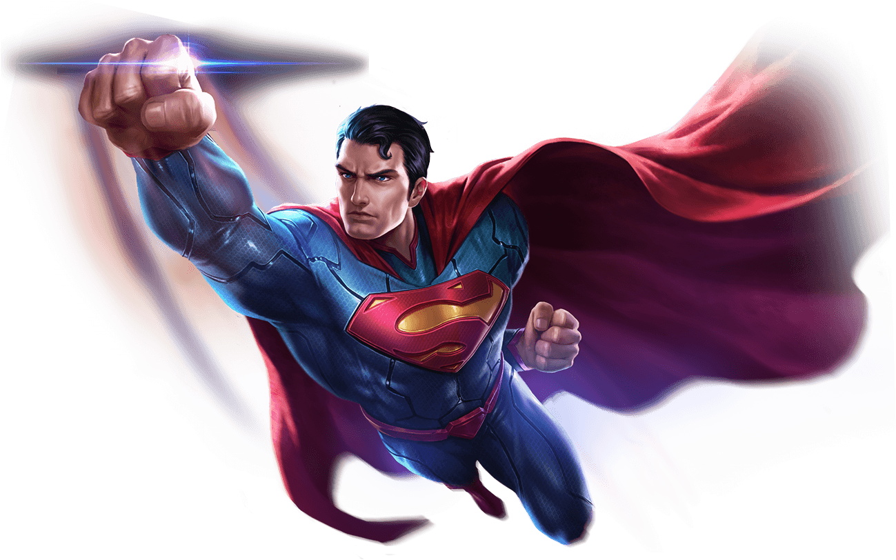 Superman - Arena Of Valor Superman Png Clipart (1347x831), Png Download