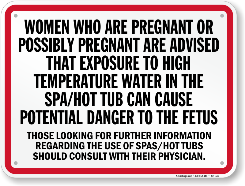 Pennsylvania Pregnant Women Spa Danger Sign Pennsylvania - Sign Clipart (800x608), Png Download