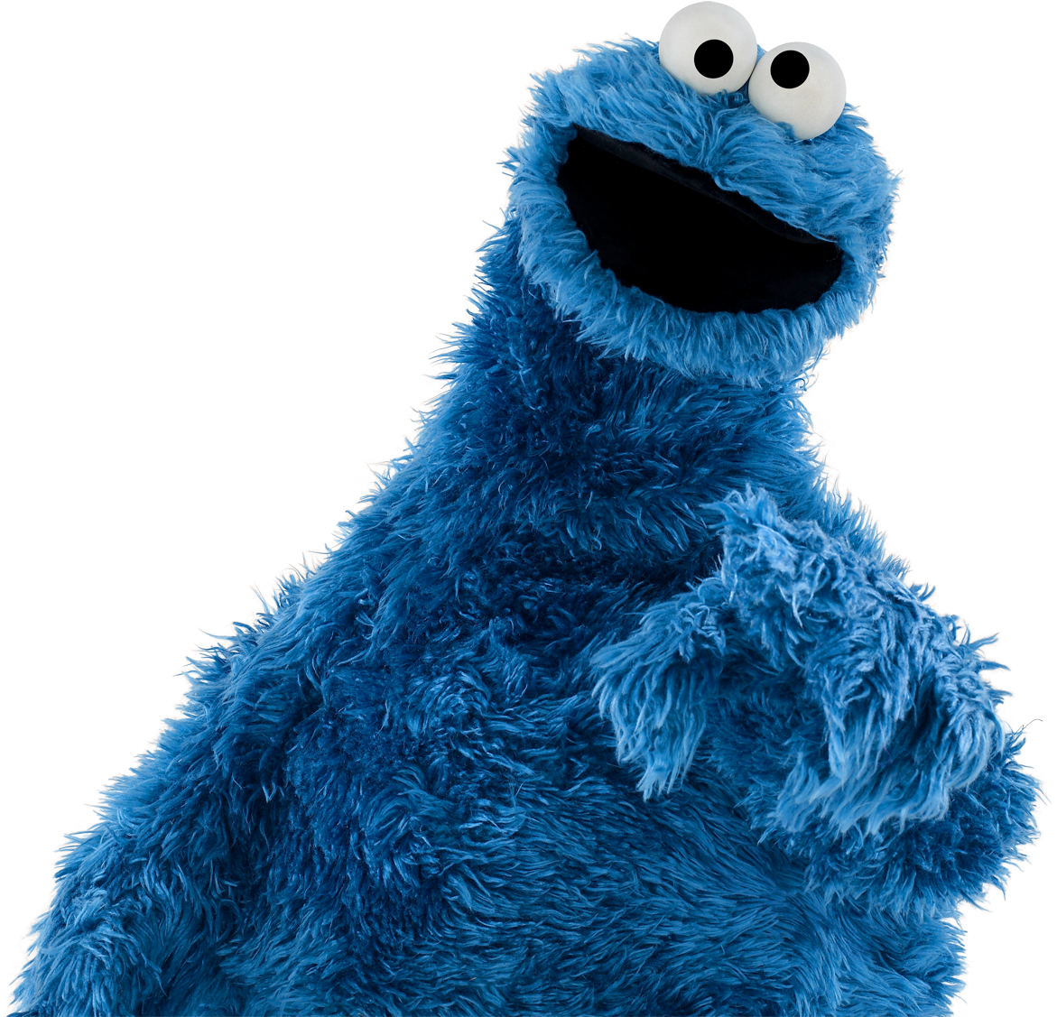 11af3-cookiepointing - Sesame Street Cookie Monster Png Clipart (1200x1152), Png Download