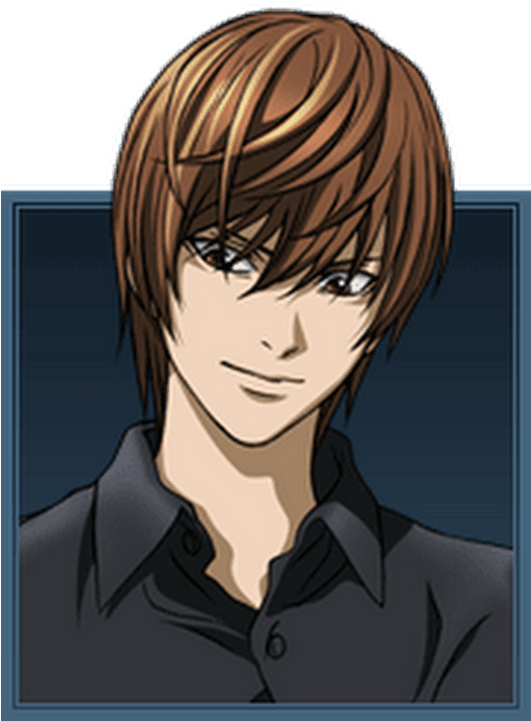 - Light From Death Note , Png Download - Light Yagami Head Clipart (531x721), Png Download