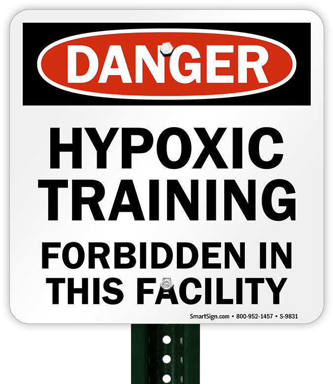 Hypoxic Training Forbidden Danger Pool Sign - Sign Clipart (800x800), Png Download
