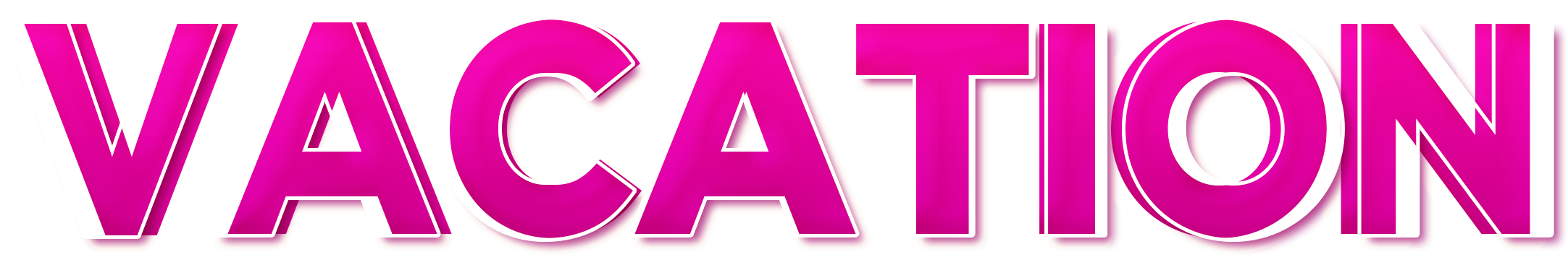 Vacation-e1370034736698 - Graphic Design Clipart (2359x908), Png Download