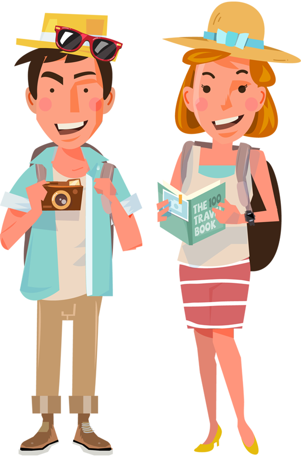 Go To Image - Traveler Cartoon Png Clipart (600x910), Png Download