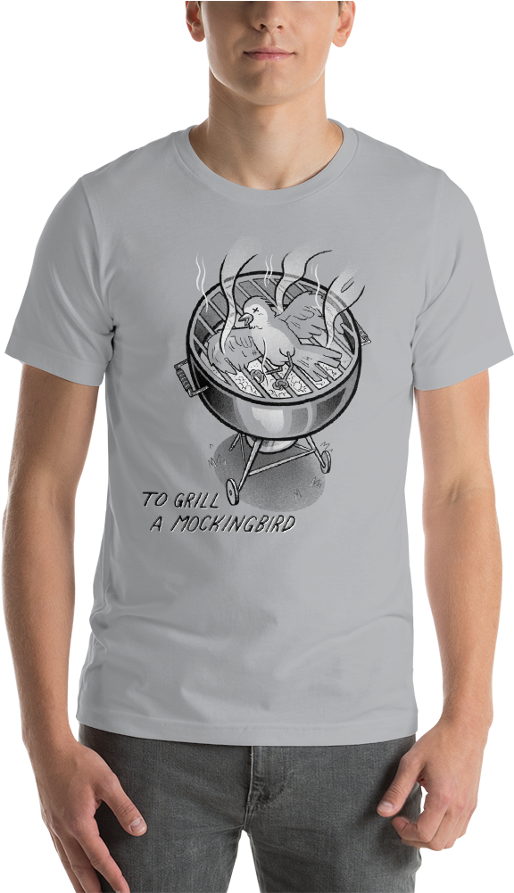 To Grill A Mockingbird T-shirt - T-shirt Clipart (1000x1000), Png Download