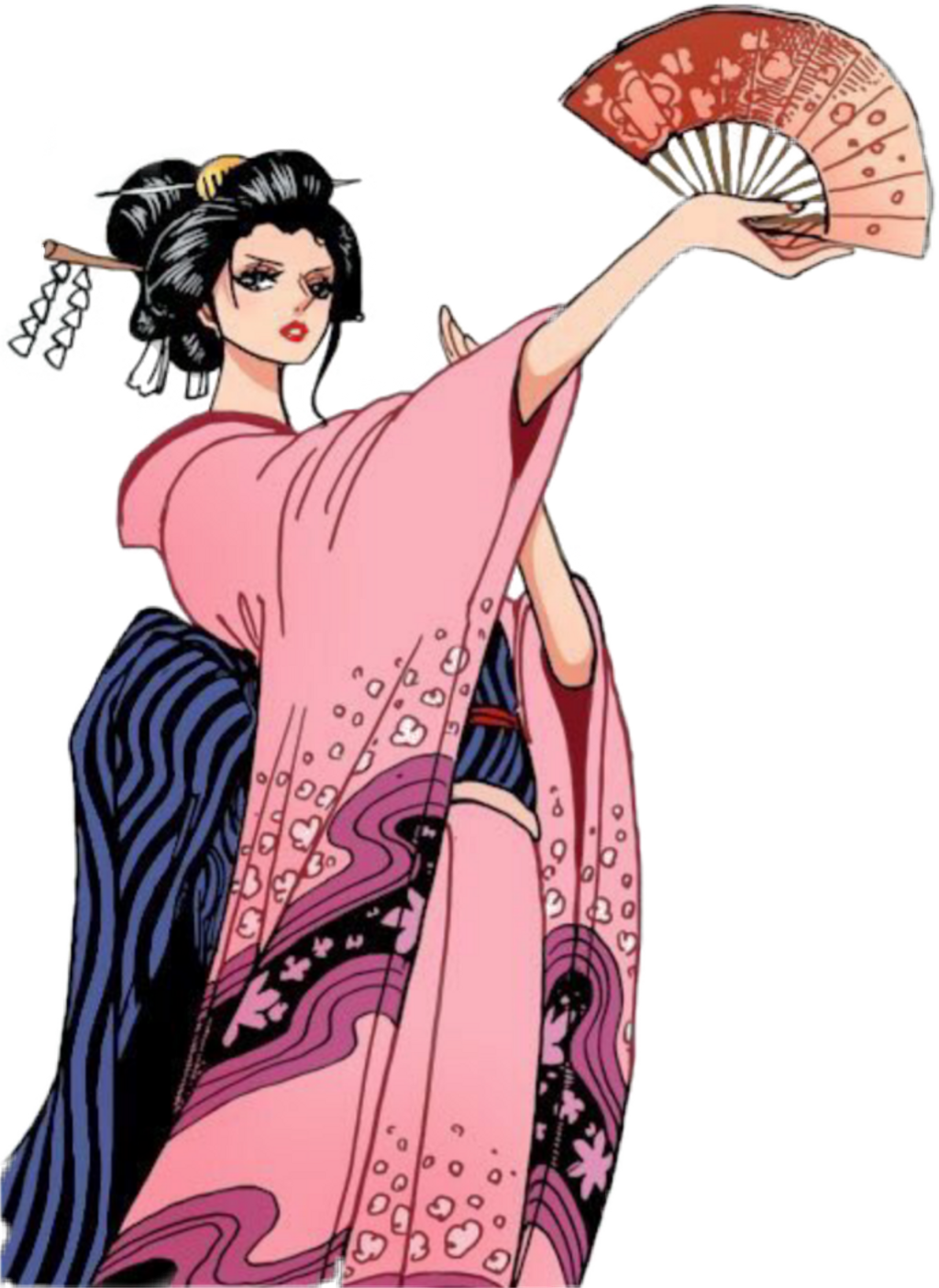 Report Abuse - One Piece Robin Geisha Clipart (1024x1405), Png Download