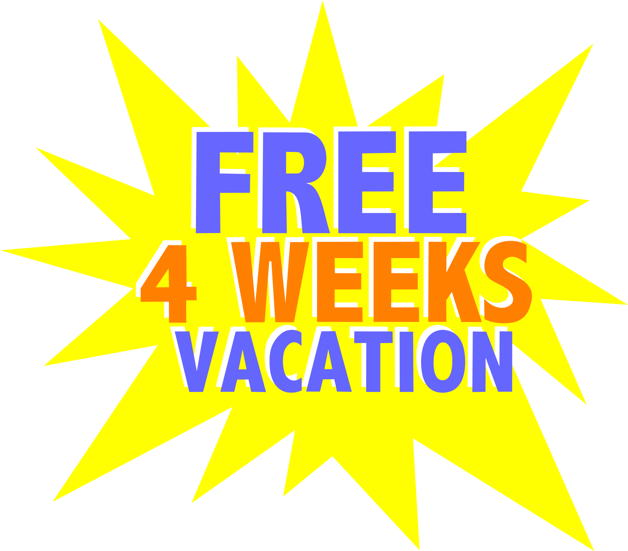 Open - Free Vacation Clipart (2000x1760), Png Download