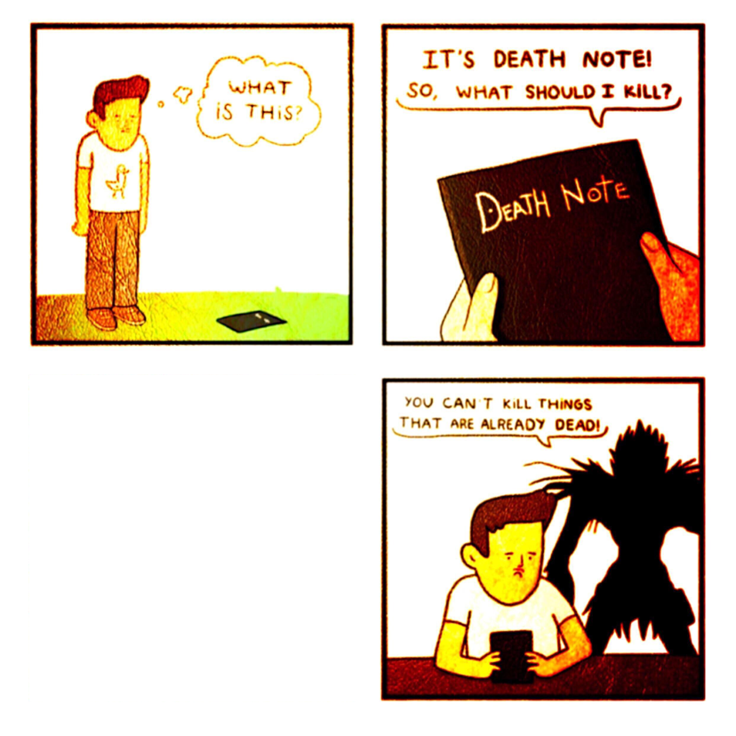 Omae Wa Mou Shindeiru Death Note Clipart (828x828), Png Download