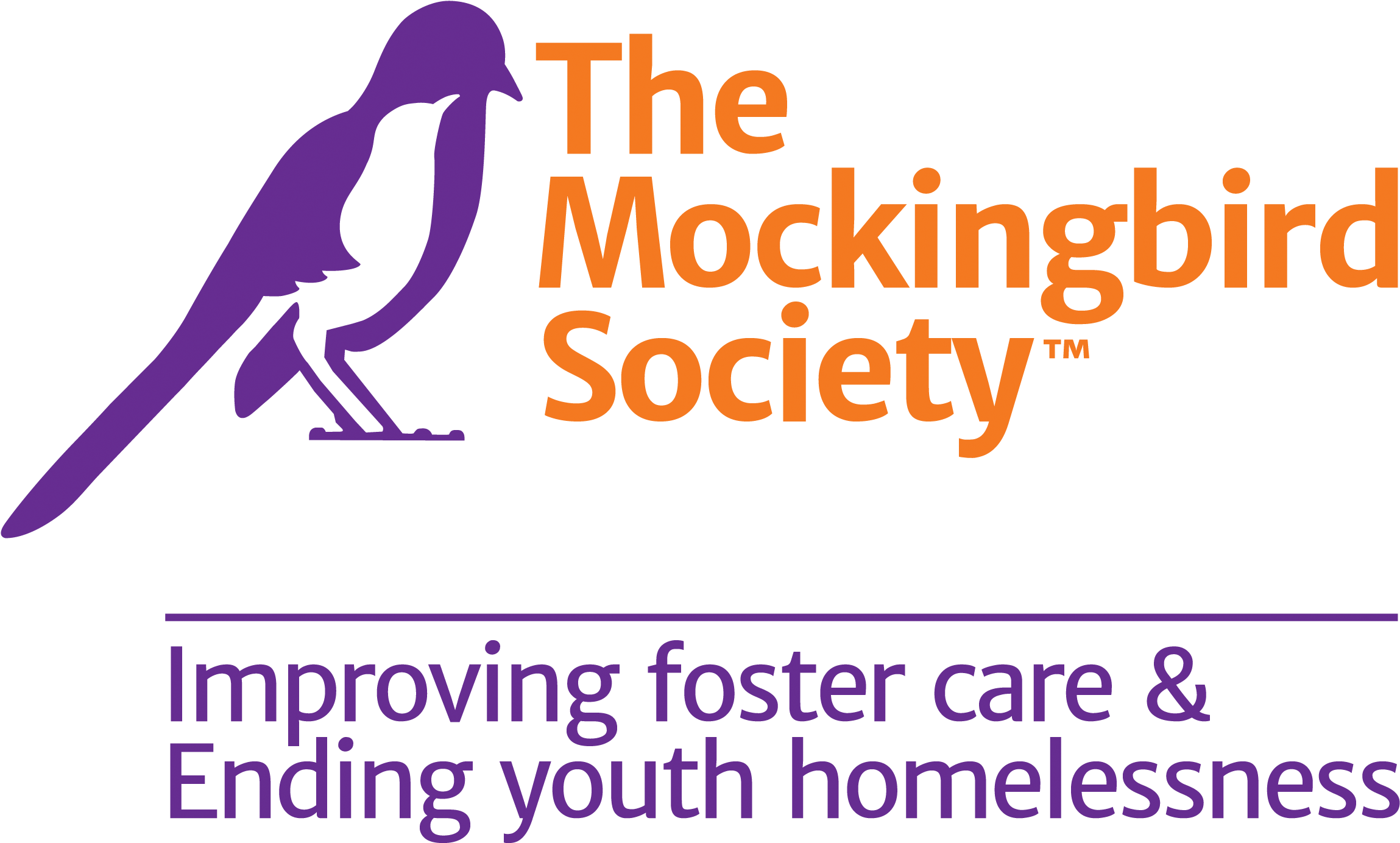 Improve Foster Parent Recruitment & Retention Mockingbirdlogocmyktag - Bird Clipart (2326x1384), Png Download