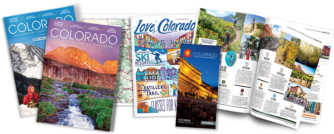 Order The Official Colorado State Vacation Guide - Flyer Clipart (1200x549), Png Download