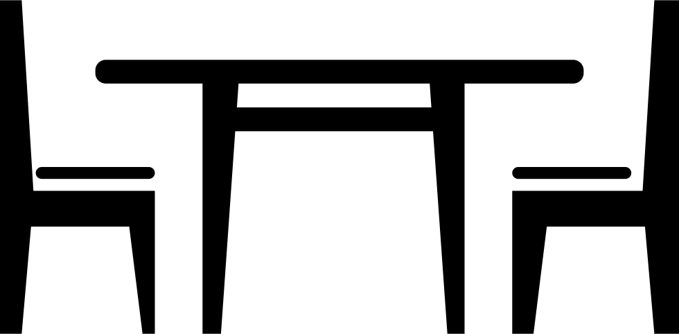 Dining Room Furniture Of A Table With Chairs Comments - Coffee Table Clipart (980x482), Png Download