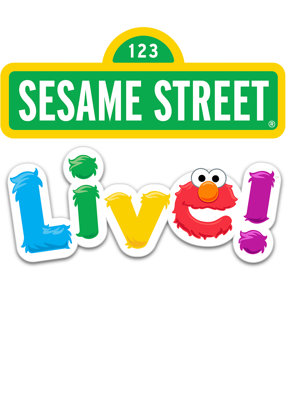 Sesame Street Live Let's Party Is Coming To The Fox - Sesame Street Sign Clipart (928x1342), Png Download