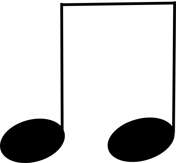 Eighth Notes Clipart - Png Download (600x558), Png Download