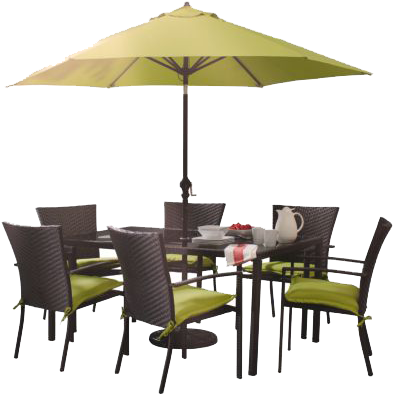 Outdoor Furniture Transparent Png - Patio Furniture Png Clipart (796x476), Png Download