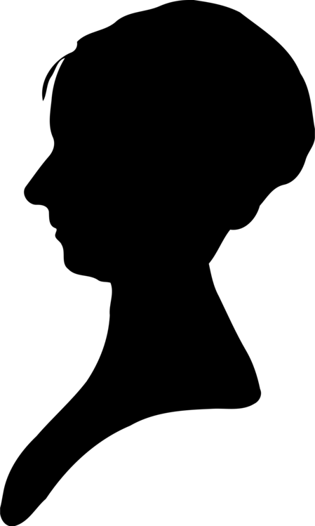 Silhouette Woman Female Drawing Computer Icons - Png Head Woman Silhouette Clipart (449x749), Png Download