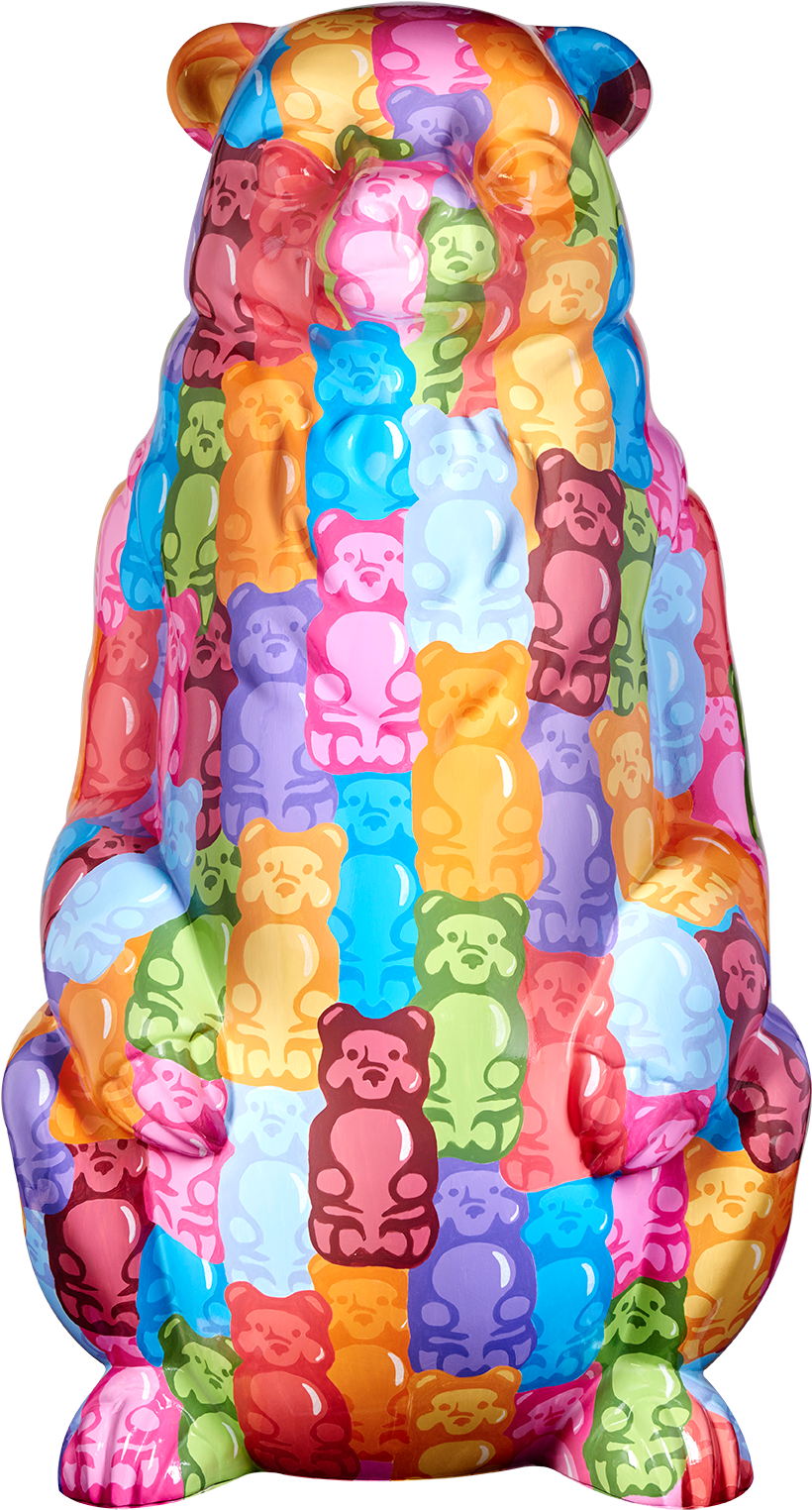 'gummy' Bear Arrives At His New Home To A Surprise - Inflatable Clipart (1179x1766), Png Download