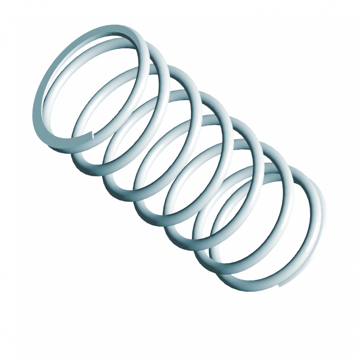 Compression Springs - Wire Spring Png Clipart (700x700), Png Download