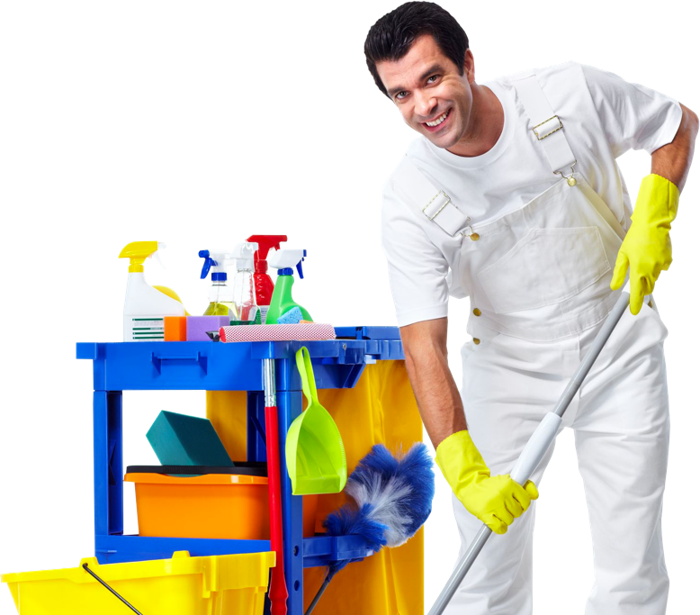 Professional Cleaner Clipart (778x683), Png Download