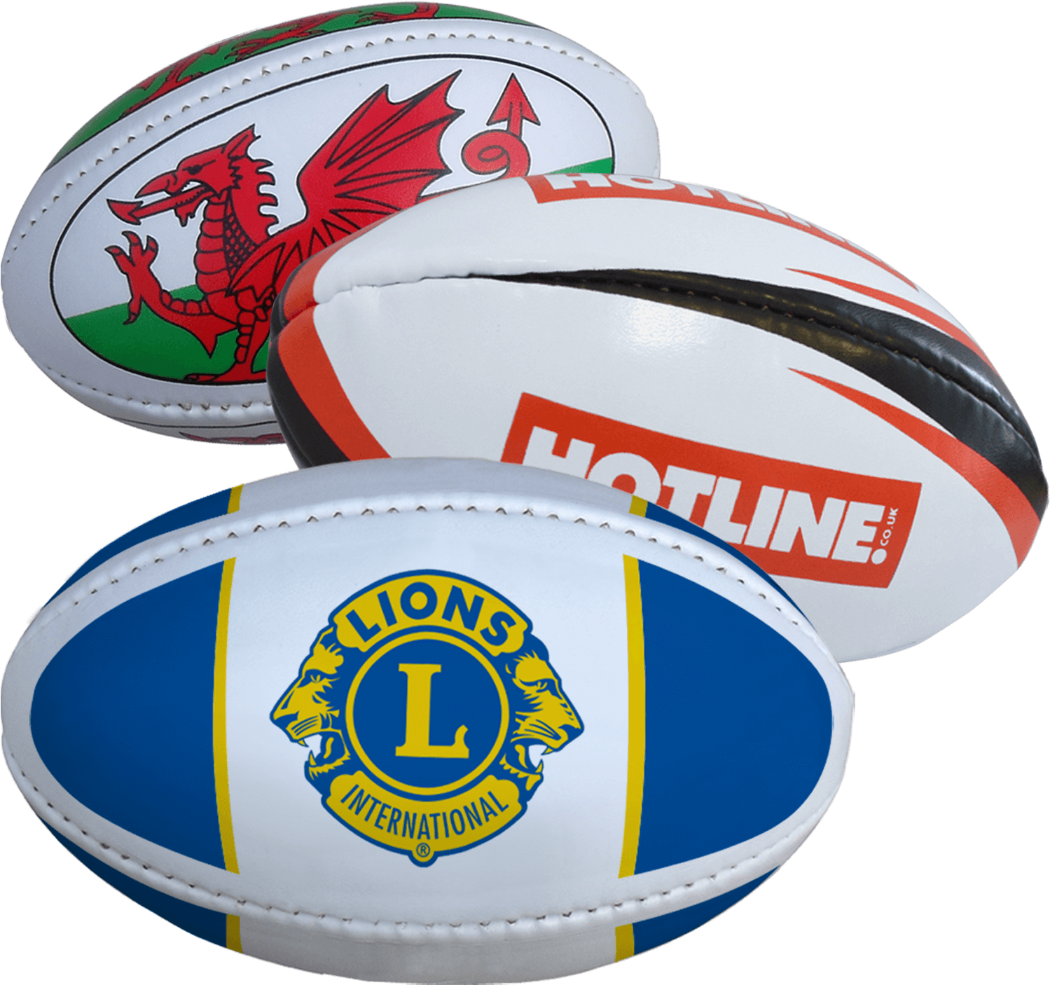 Mini Promotional Rugby Ball - Lions Club International Clipart (1500x1500), Png Download