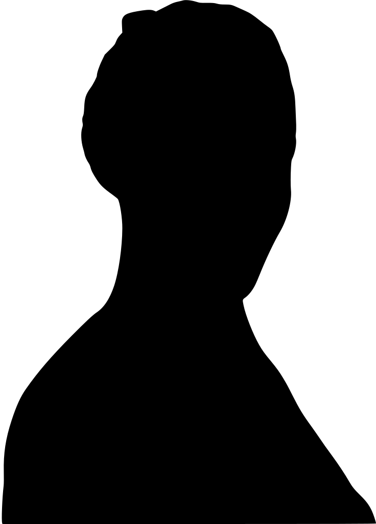 Download Png - Person Silhouette Icon Png Clipart (736x1024), Png Download
