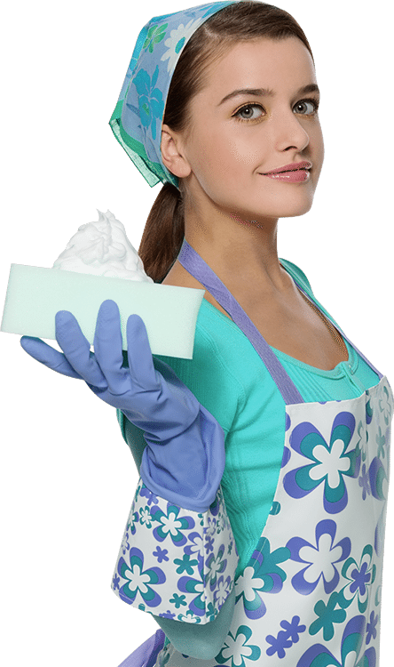 Suzy Clean - Girl Clipart (444x750), Png Download