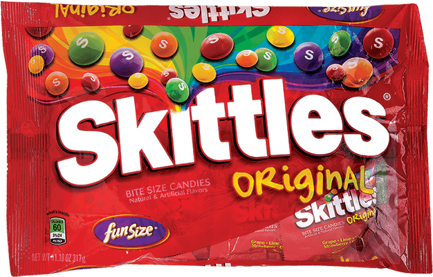 Skittles Fun Size - Skittles Clipart (750x750), Png Download