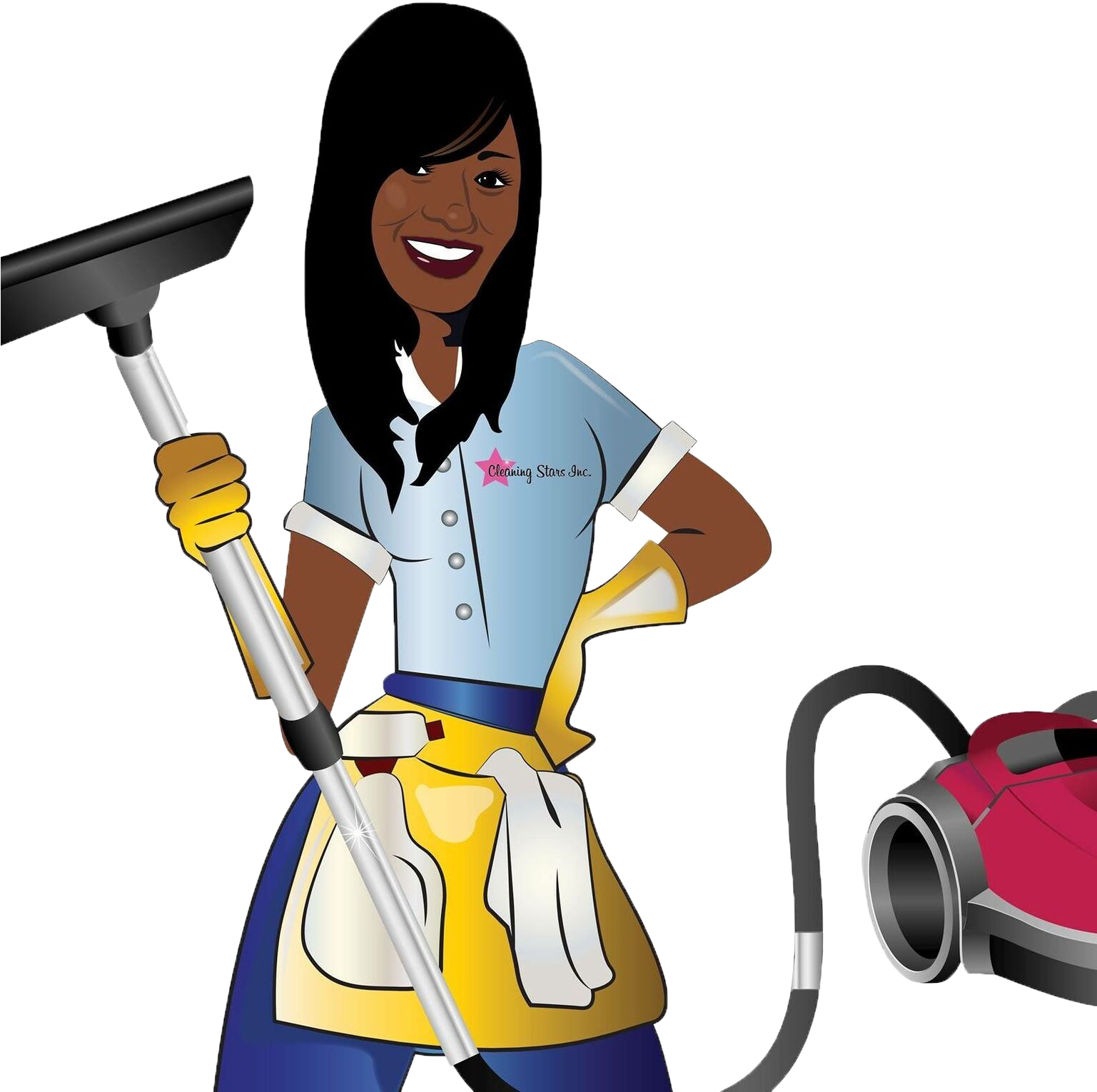 Cleaning Lady Png Download Clipart (1537x1530), Png Download